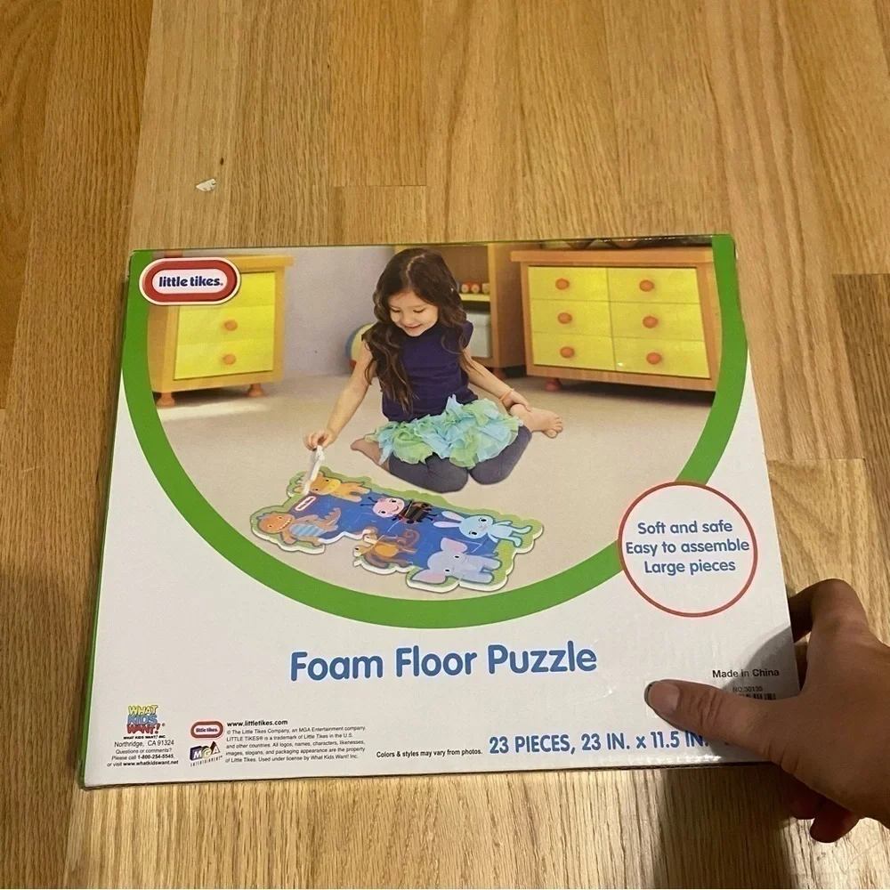 Little Tikes Foam Floor Puzzle NEW 23 Pieces Dinosaur Elephant Lady Bug